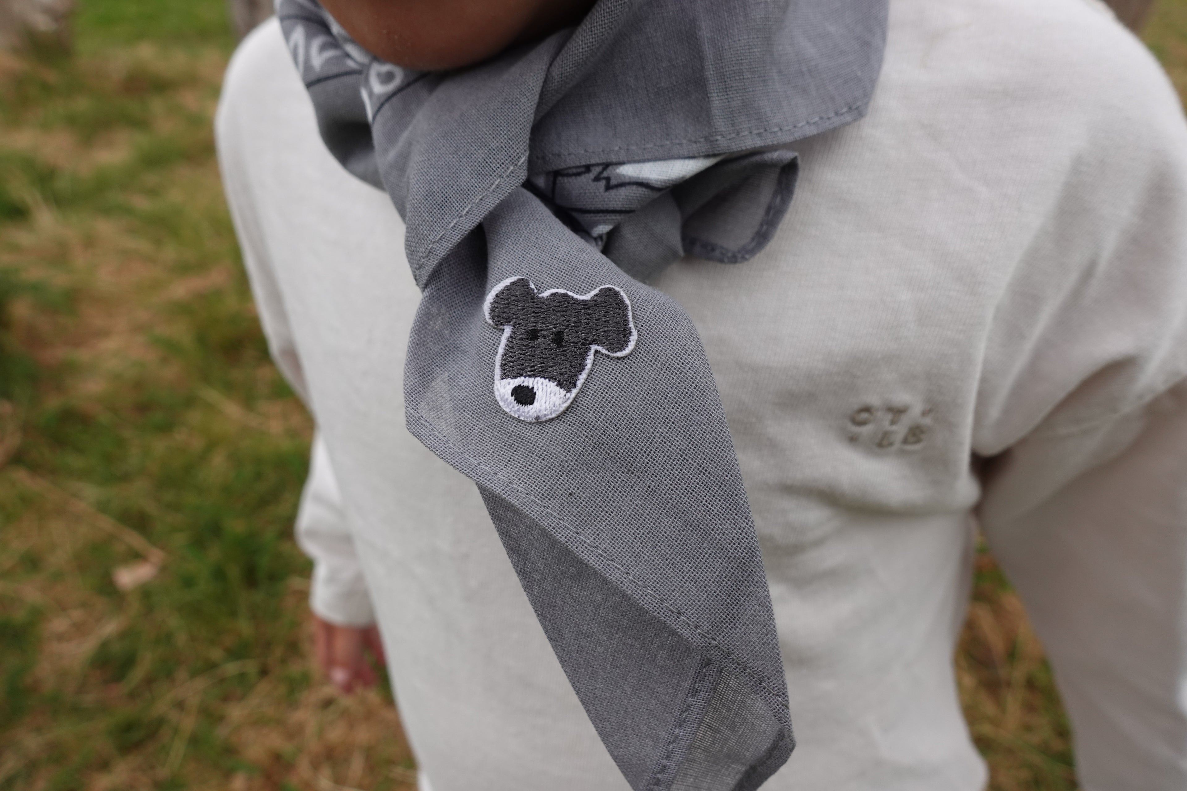 Doggy Grey Bandana