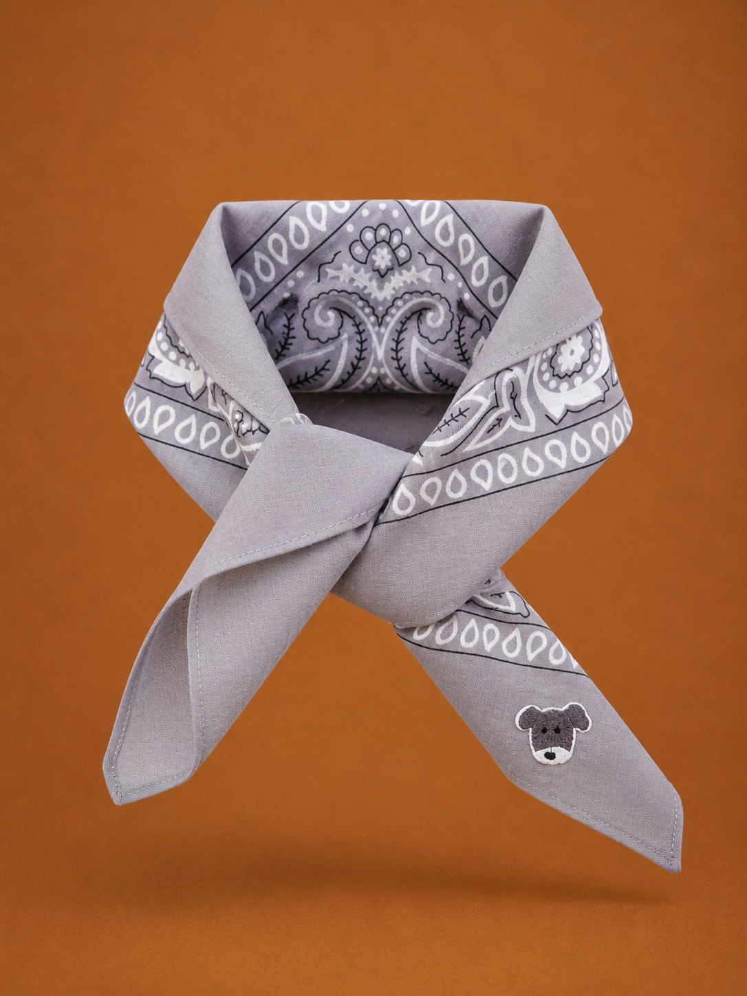 Doggy Grey Bandana