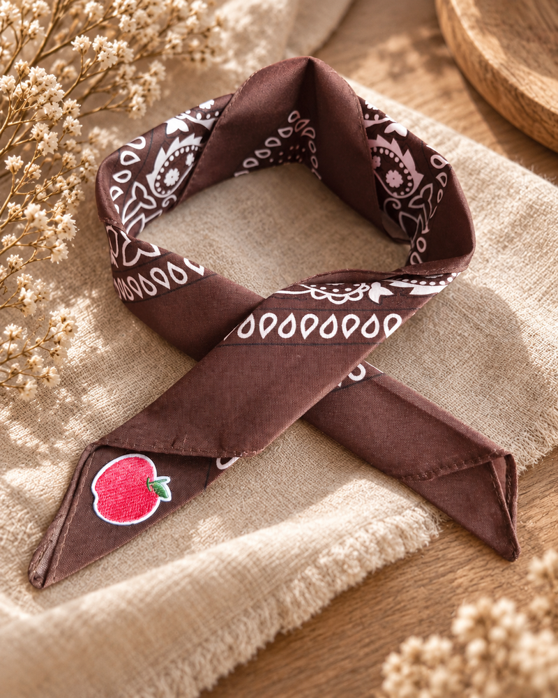 Apple Brown Bandana