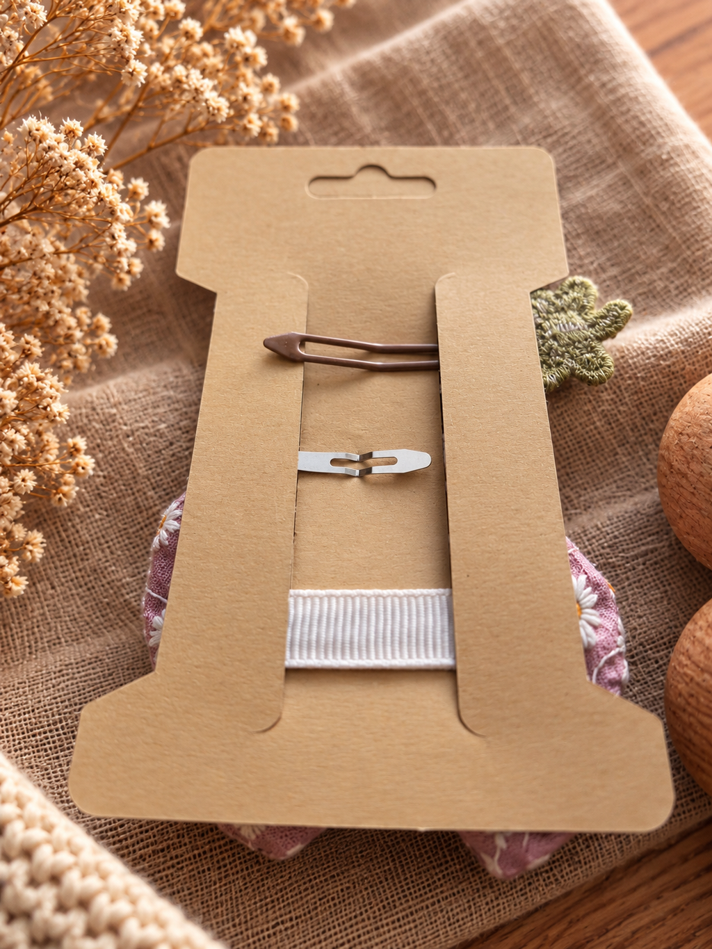 Achterkant Berry Garden haarspeldjes set met clips - Tiny Ties