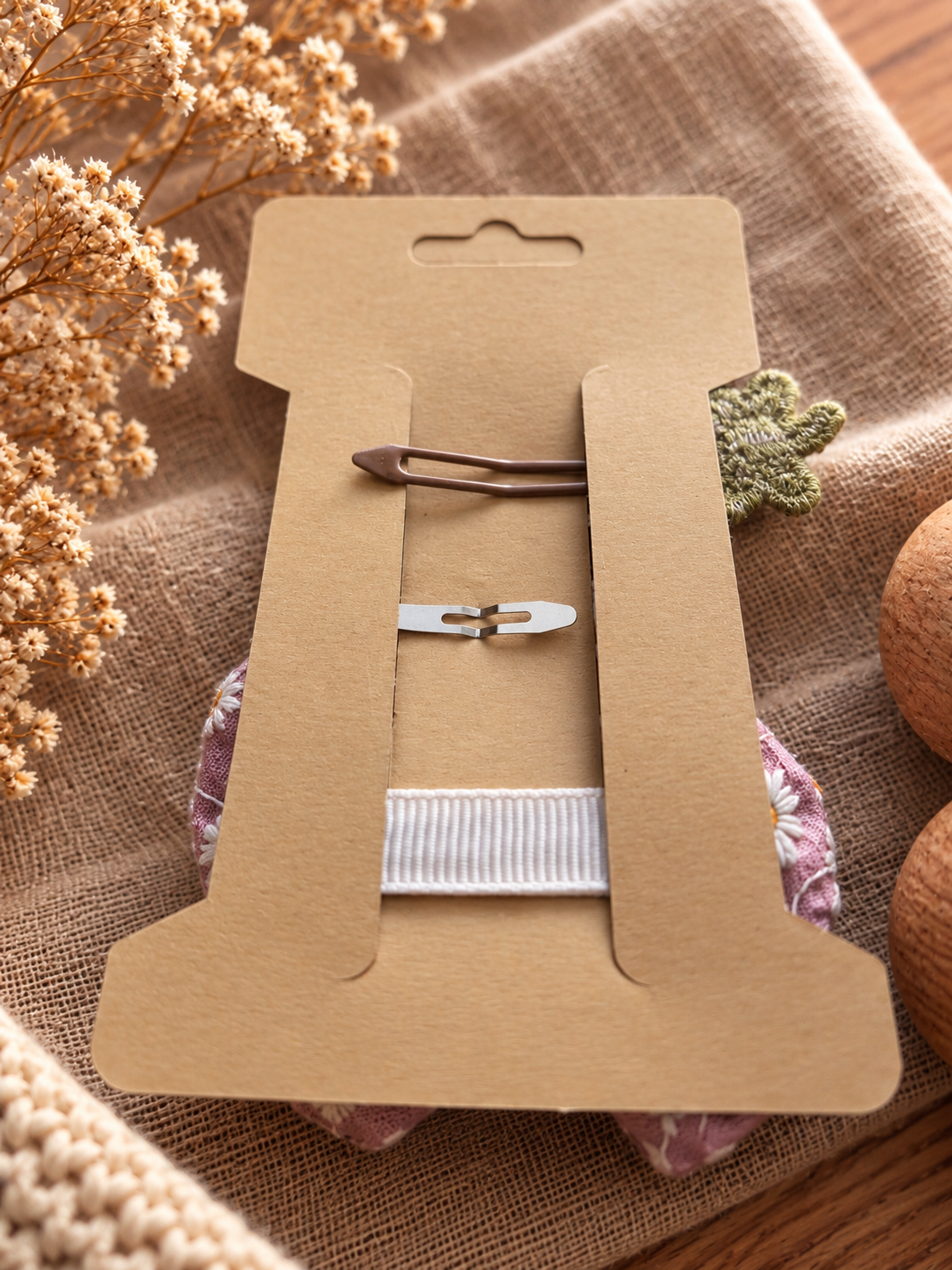 Achterkant Berry Garden haarspeldjes set met clips - Tiny Ties