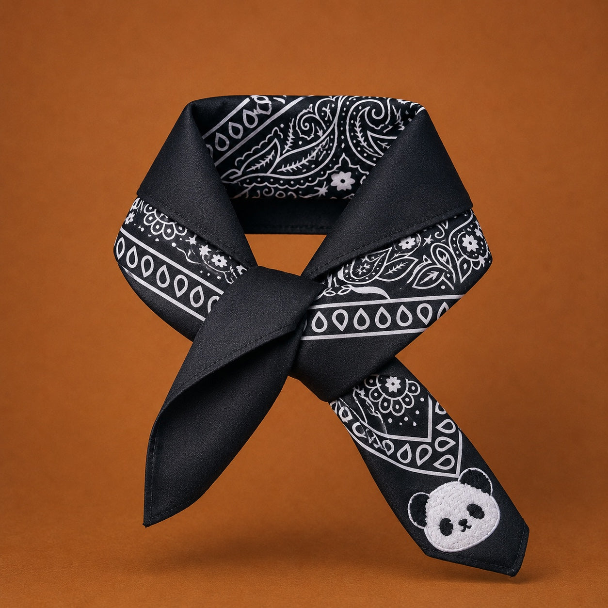 Panda Black Bandana
