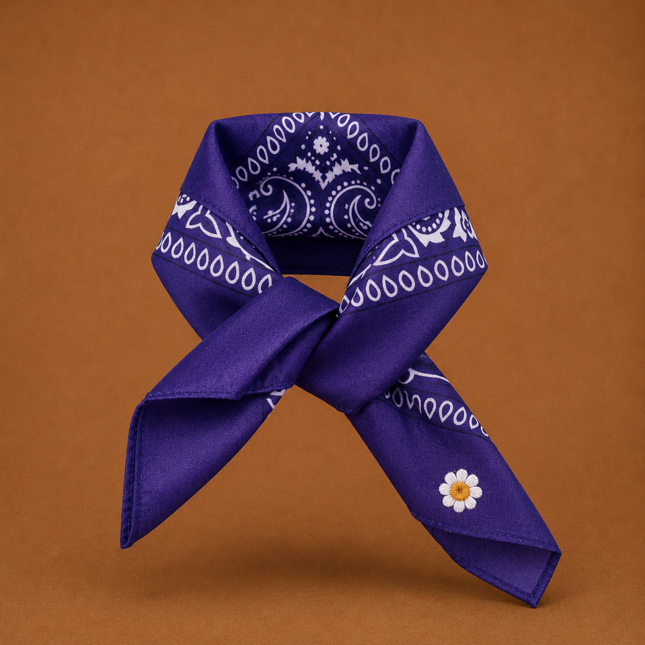 Daisy Purple bandana